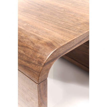 Desk Snake Walnut 150x70cm Kare Design