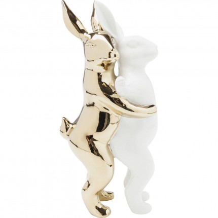 Decoratie Hugging Rabbits 24cm Kare Design