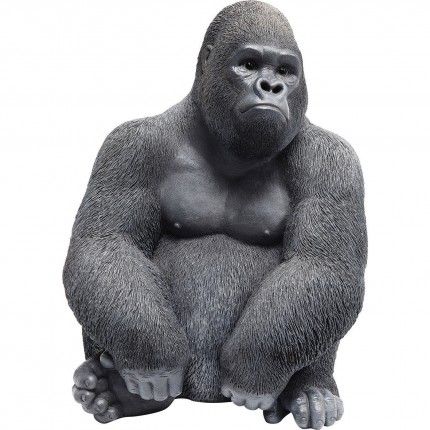 Decoratie Monkey Gorilla Side 39cm Zwart Kare Design