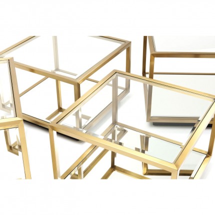 Coffee Table Luigi gold (4/Set) Kare Design