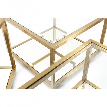 Coffee Table Luigi gold (4/Set) Kare Design