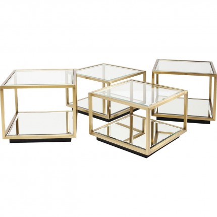 Coffee Table Luigi gold (4/Set) Kare Design