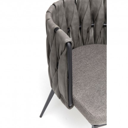 Chair with armrests Cheerio grey Kare Design