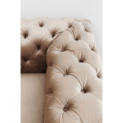 Sofa Desire 3-Seater velvet cream Kare Design