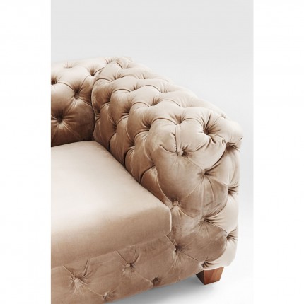 Sofa Desire 3-Seater velvet cream Kare Design