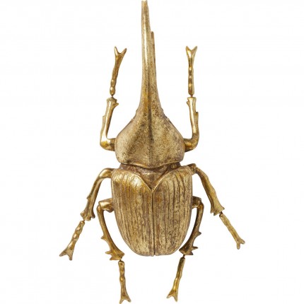 Wanddecoratie Herkules Beetle goud Kare Design