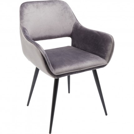 Chair with armrests San Francisco Grey Kare Design