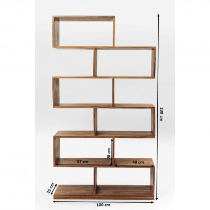 Shelf Authentico Zick Zack 180x100cm Kare Design