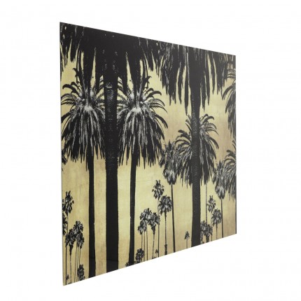 Wandfoto Metallic Palms 120x180cm Kare Design