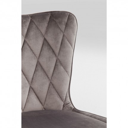 Chair Marshall velvet grey Kare Design