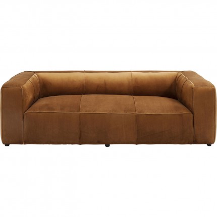 Sofa Cubetto 3-Zits Velvet Bruin Kare Design