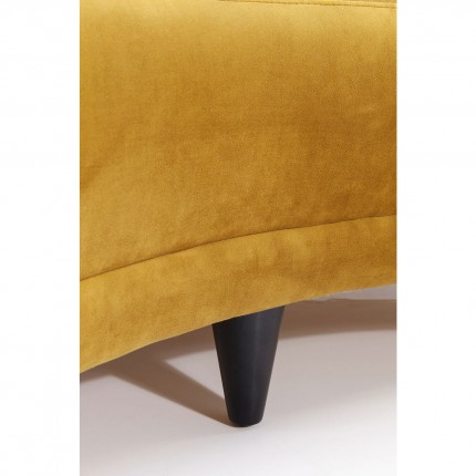 Sofa Dschinn 3-Zits fluweel oker Kare Design