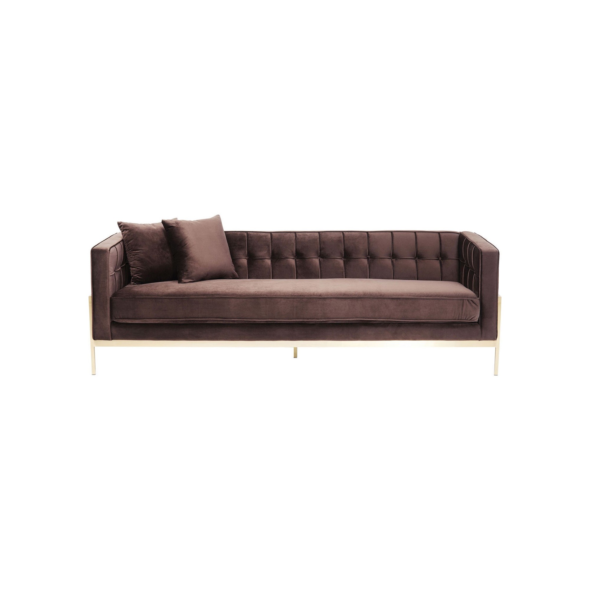 Sofa Loft Brown 3-Seater Kare Design