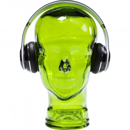 Deco headphone mount transparent green Kare Design