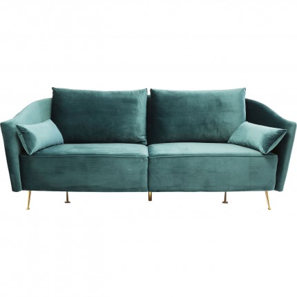 Sofa Vegas Forever 3-Zits blauwgroen Kare Design