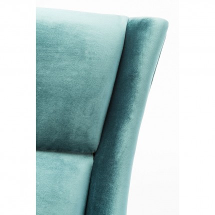 Fauteuil Vegas Forever blauwgroen Kare Design