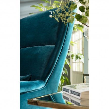 Fauteuil Vegas Forever blauwgroen Kare Design