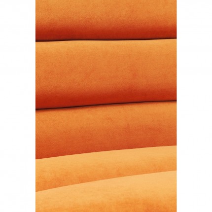 Sofa Element Wave fluweel orange Kare Design