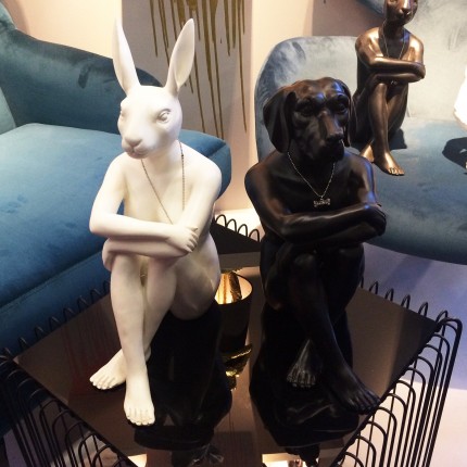 Decoratie Gangster hond Zwart Kare Design