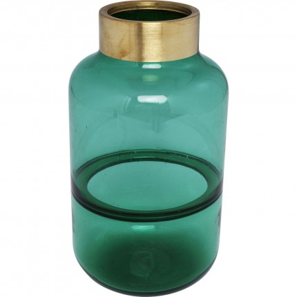 Vase Positano Belly Green 28cm Kare Design