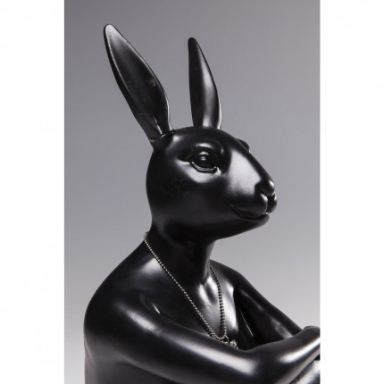 Deco Gangster rabbit black Kare Design