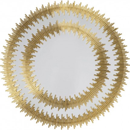 Wall Mirror Solare Gold Ø132cm Kare Design