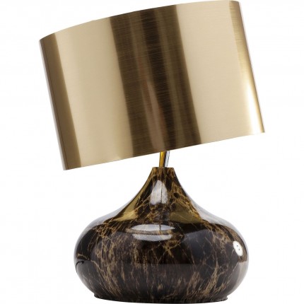 Table Lamp Mamo Deluxe brown and gold Kare Design