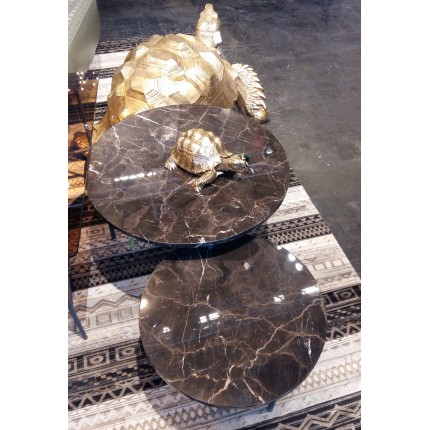 Woonaccessoires schildpad 26cm goud Kare Design