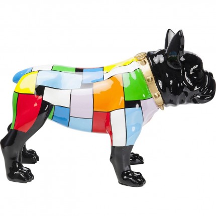 Decoratie bulldog kleur 60cm Kare Design