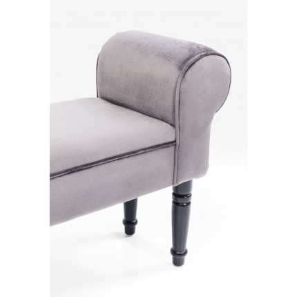 Bench Wing grey velvet Kare Design