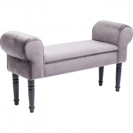 Bench Wing grey velvet Kare Design