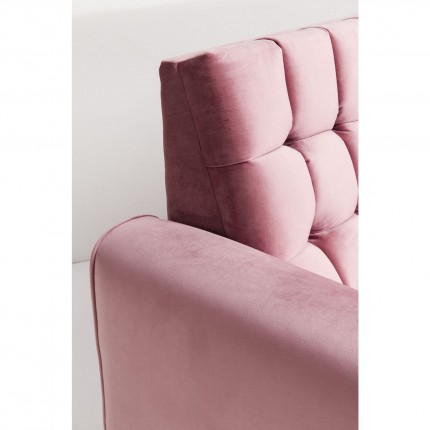 Sofa Milchbar 3-Zits fluweel roze Kare Design