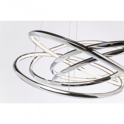 Pendant Lamp Saturn LED Chrome Kare Design