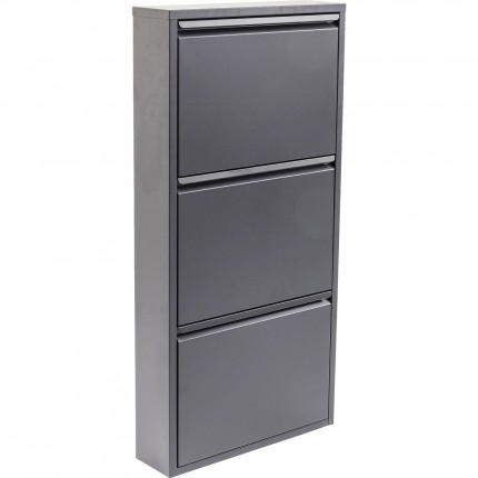 Shoe Container Caruso anthracite 3 drawers Kare Design