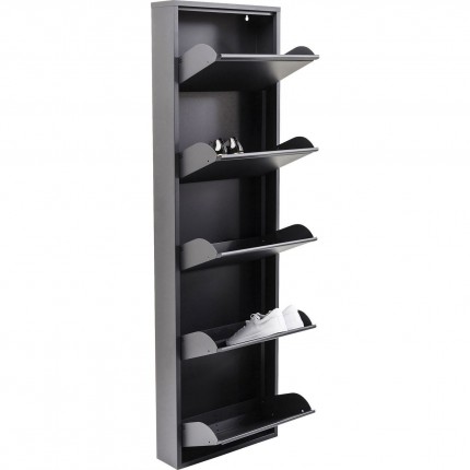 Shoe Container Caruso anthracite 5 Drawers Kare Design