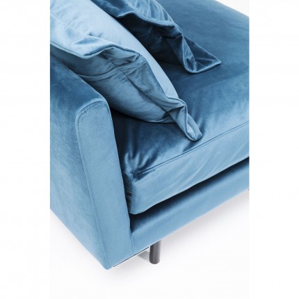 Sofa Element Lullaby fluweel blauw Kare Design