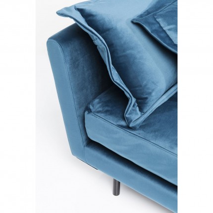 Sofa Element Lullaby fluweel blauw Kare Design