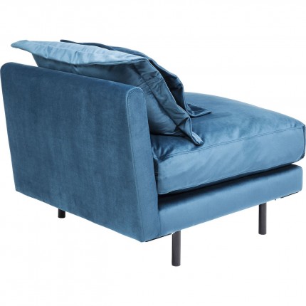 Sofa Element Lullaby fluweel blauw Kare Design