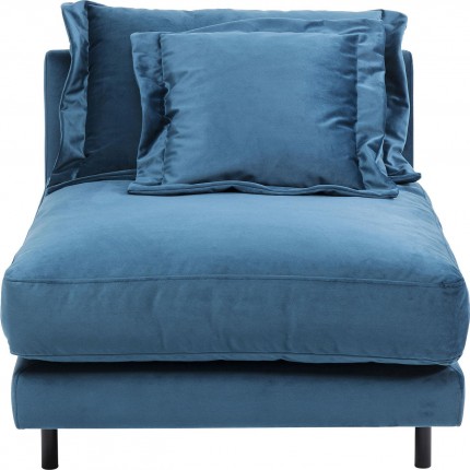 Sofa Element Lullaby fluweel blauw Kare Design