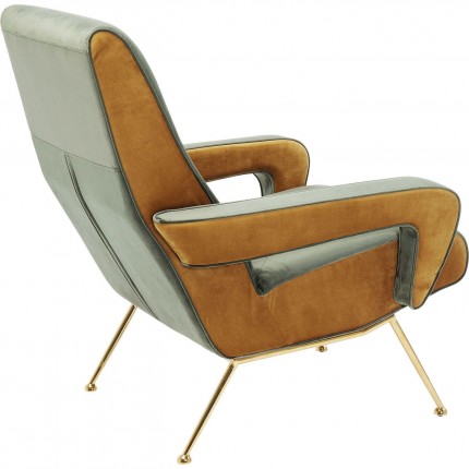 Armchair Luna High Green Kare Design