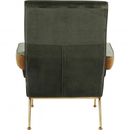 Armchair Luna High Green Kare Design