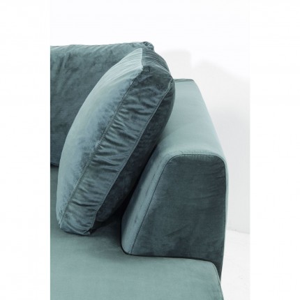 Corner Sofa Gianna Velvet Green Right Kare Design