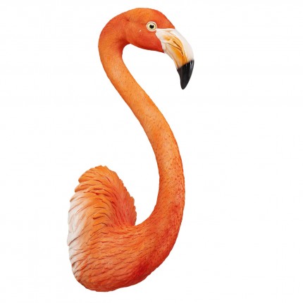 Wanddecoratie Flamingo roze 72cm Kare Design