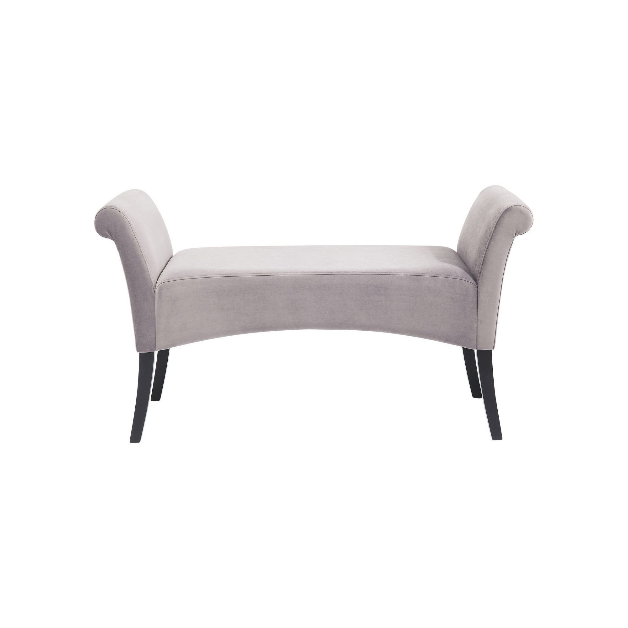 Bench Motley Velvet Silvergrey Kare Design