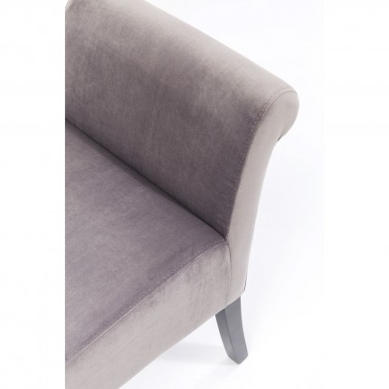 Bench Motley velvet silvergrey Kare Design