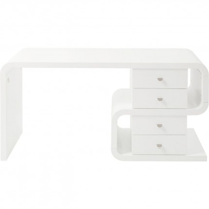 Desk Snake White 150x70cm Kare Design