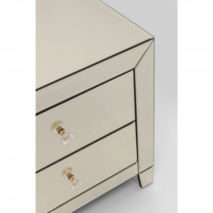 Nightstand Luxury Champagne 2 Drawers Kare Design