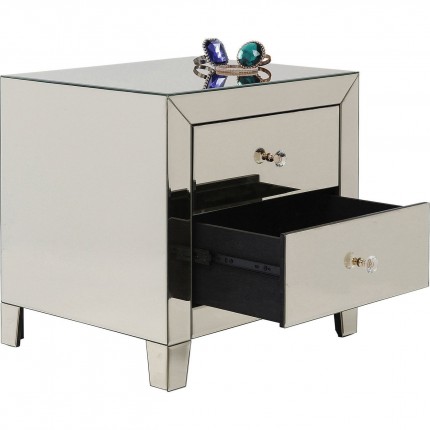 Nightstand Luxury Champagne 2 Drawers Kare Design