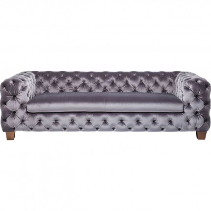 Sofa Desire 3-Seater velvet grey Kare Design