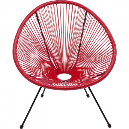 Outdoor Armchair Acapulco red Kare Design